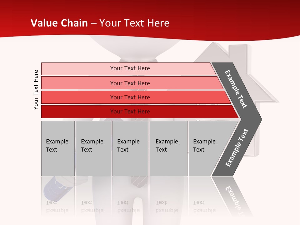 Tie Red Graphics PowerPoint Template