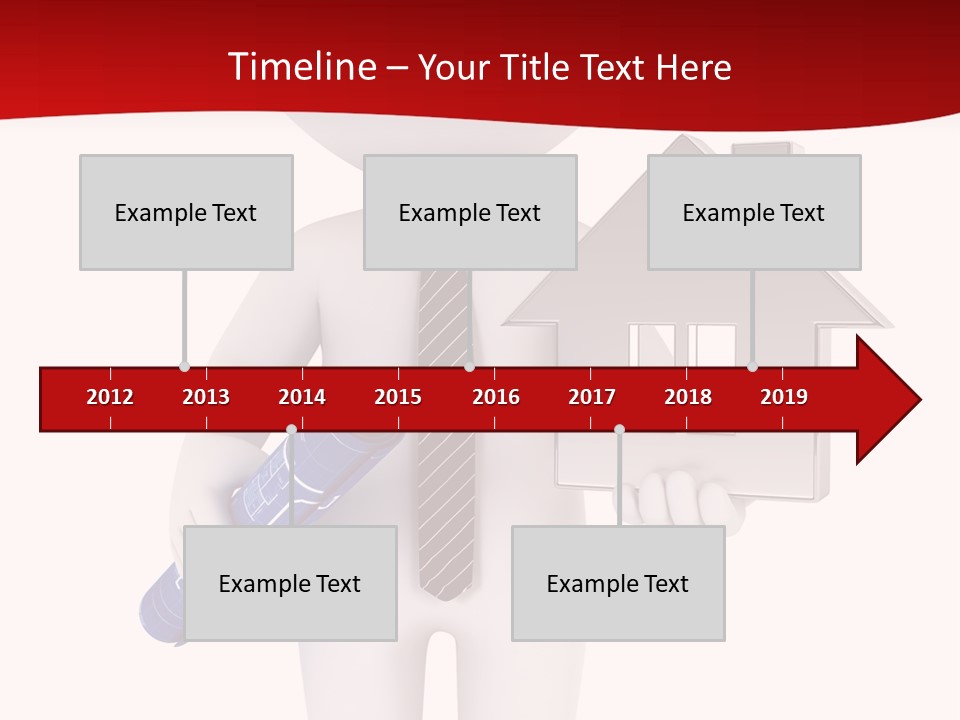 Tie Red Graphics PowerPoint Template