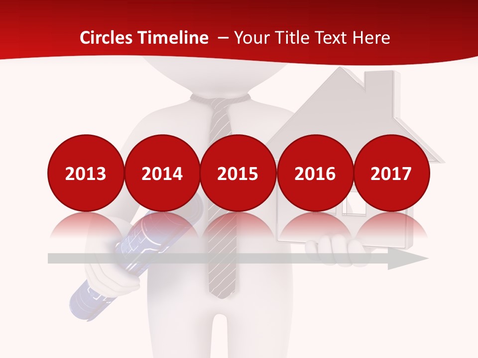 Tie Red Graphics PowerPoint Template