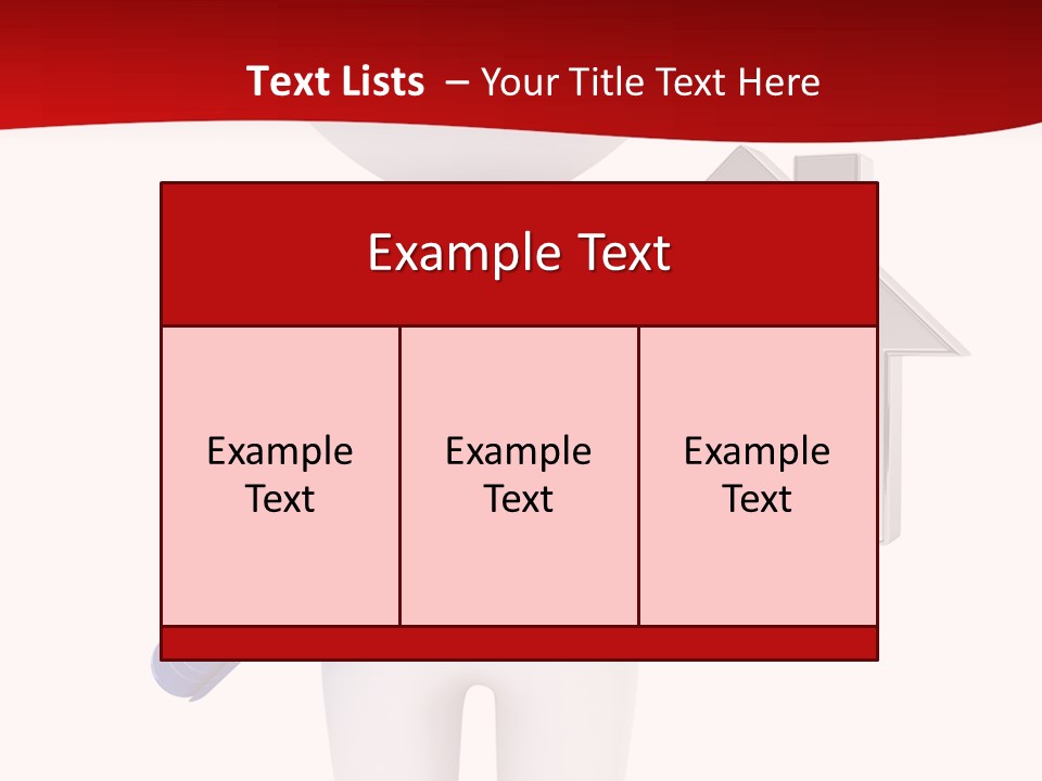 Tie Red Graphics PowerPoint Template