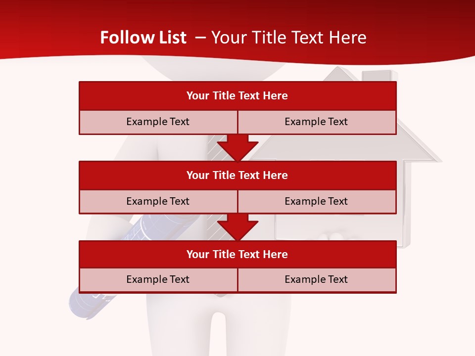 Tie Red Graphics PowerPoint Template