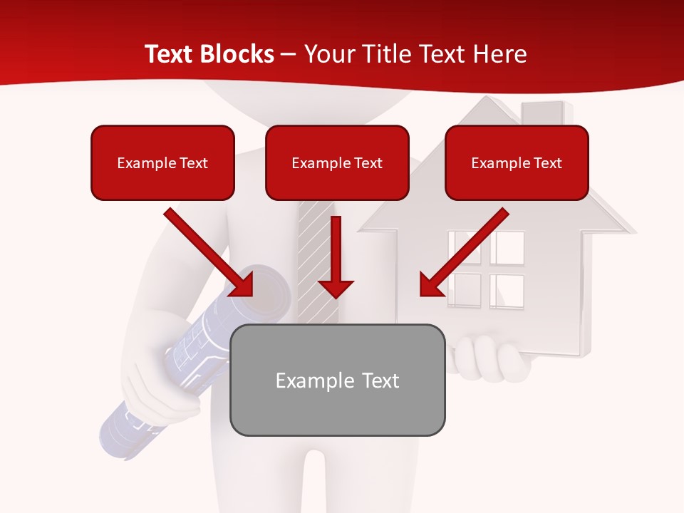 Tie Red Graphics PowerPoint Template