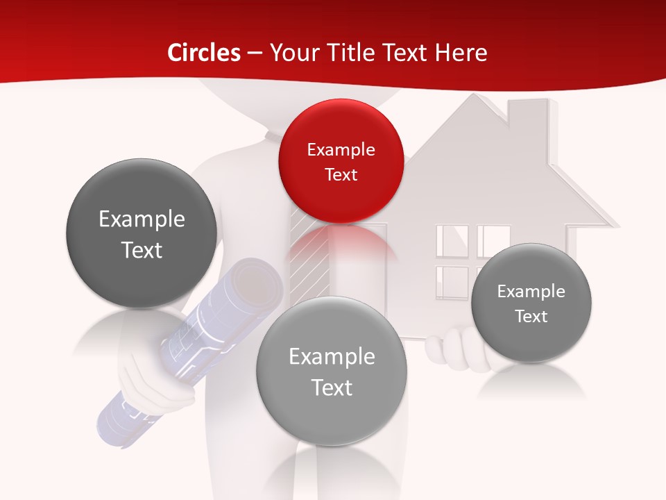 Tie Red Graphics PowerPoint Template
