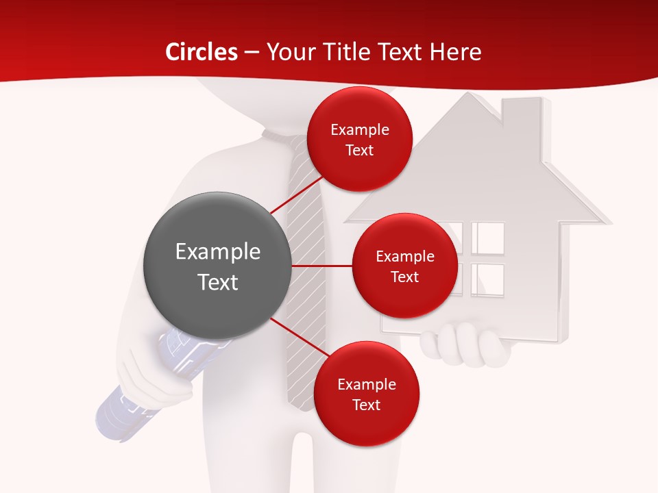 Tie Red Graphics PowerPoint Template