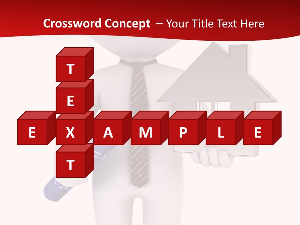 Tie Red Graphics PowerPoint Template