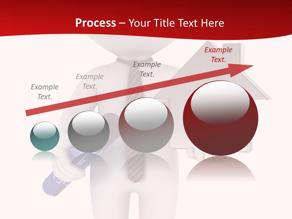 Tie Red Graphics PowerPoint Template