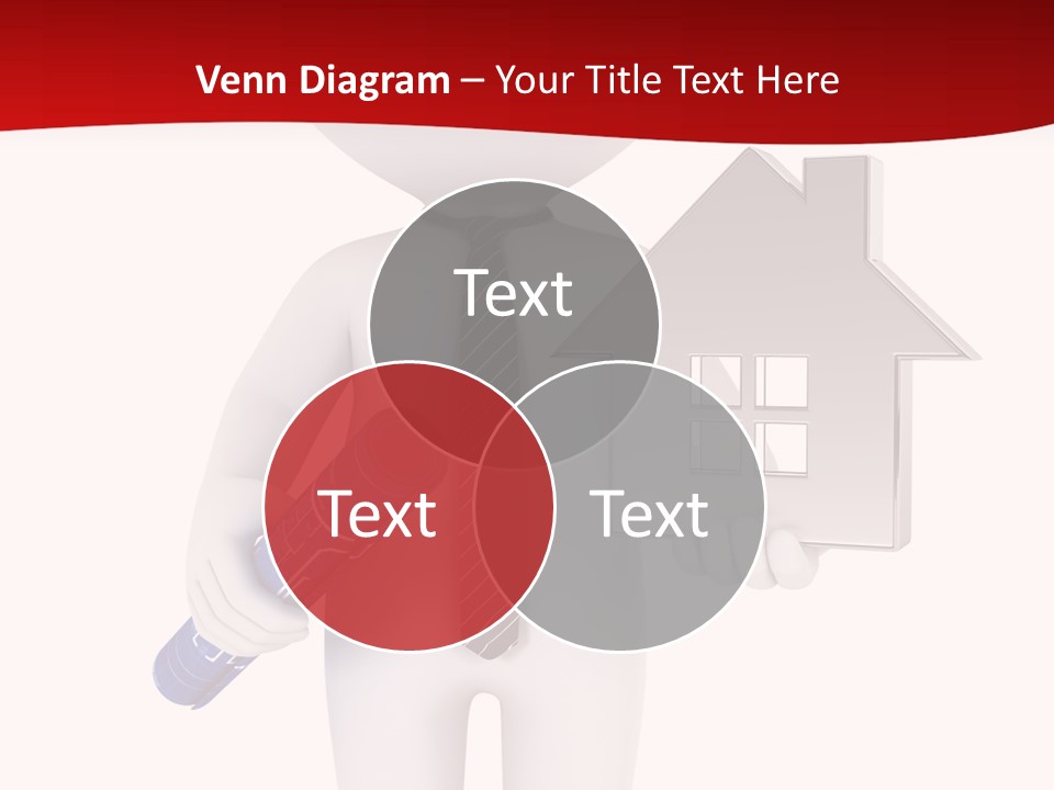 Tie Red Graphics PowerPoint Template