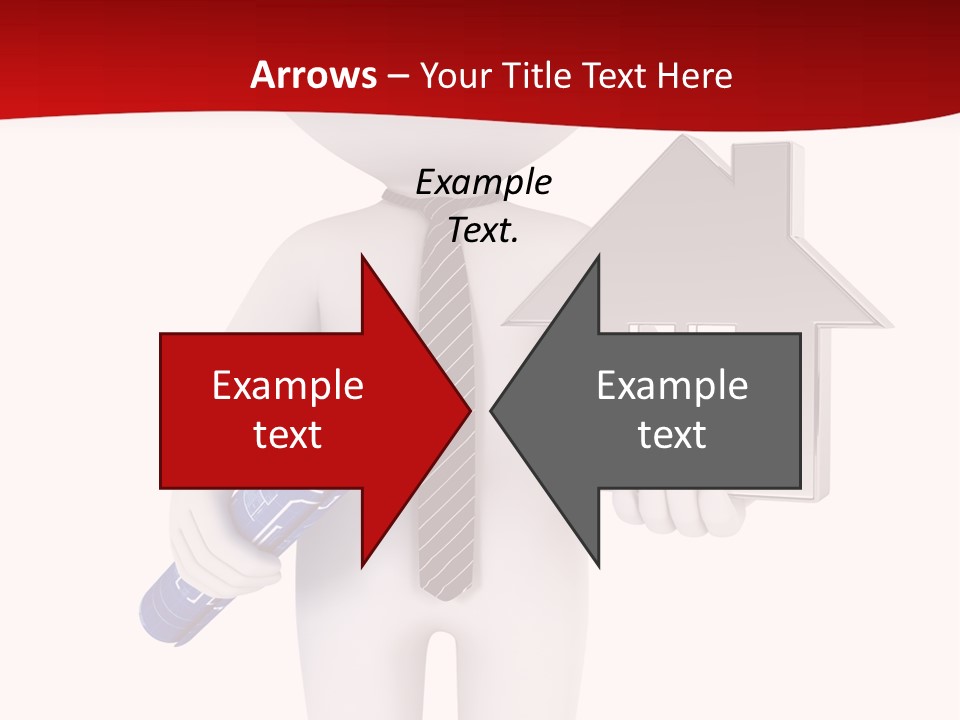 Tie Red Graphics PowerPoint Template