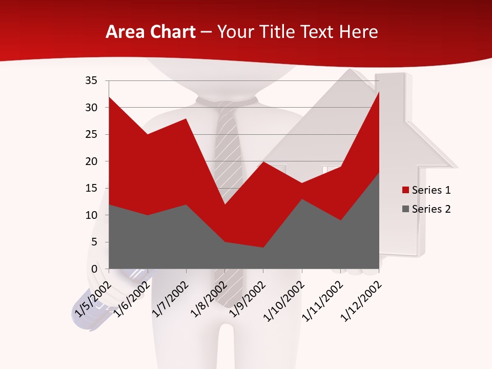 Tie Red Graphics PowerPoint Template
