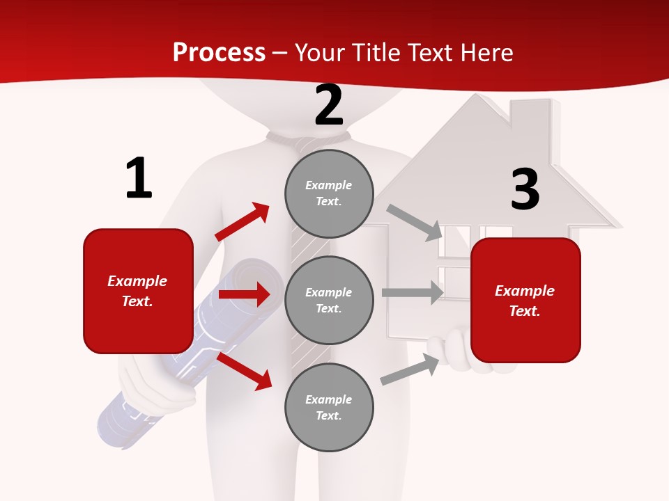 Tie Red Graphics PowerPoint Template