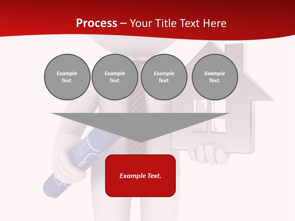 Tie Red Graphics PowerPoint Template