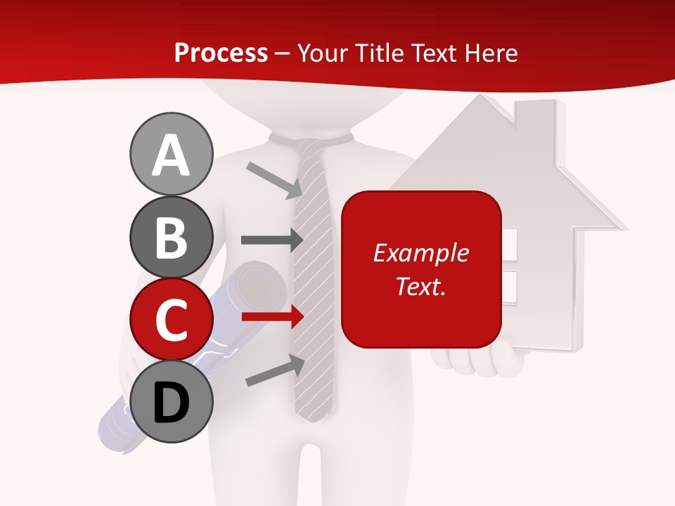 Tie Red Graphics PowerPoint Template