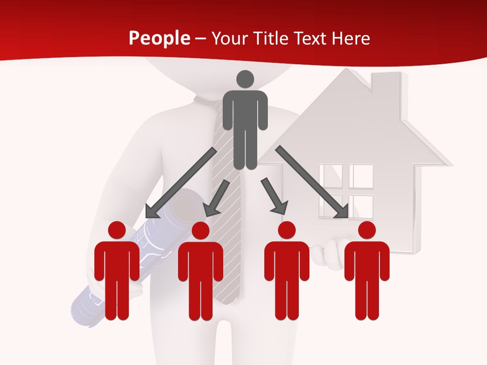 Tie Red Graphics PowerPoint Template