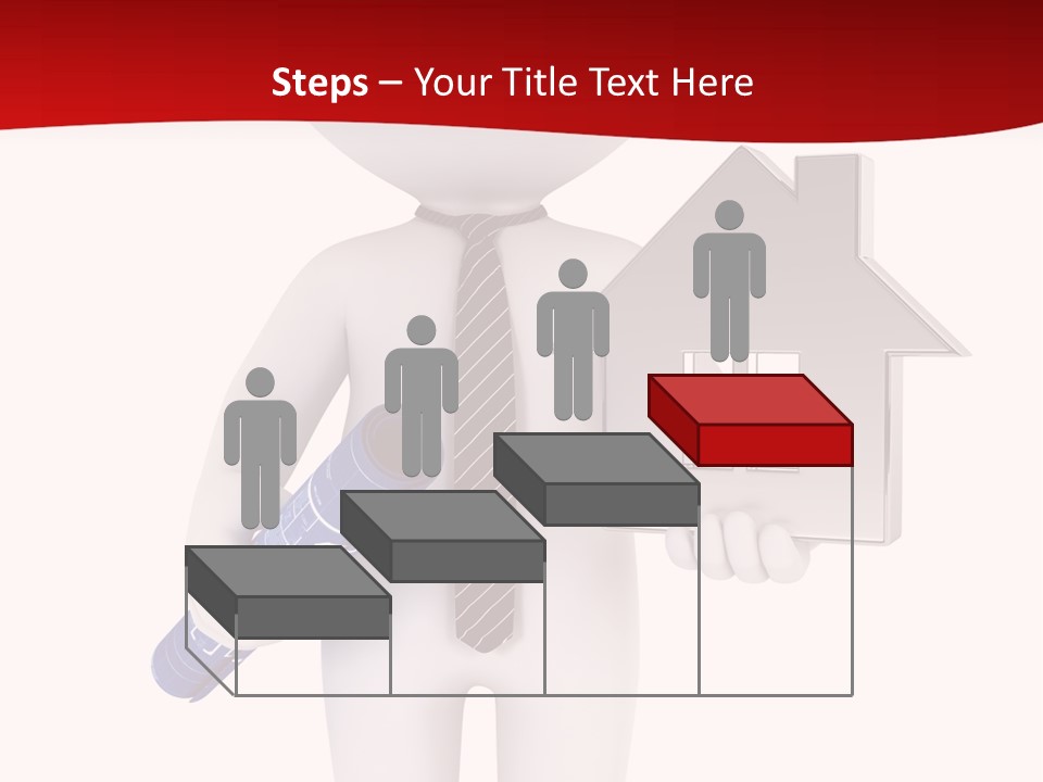 Tie Red Graphics PowerPoint Template