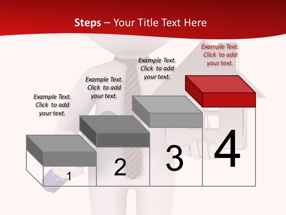 Tie Red Graphics PowerPoint Template