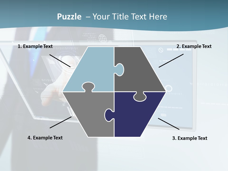 Media Graphic Connection PowerPoint Template