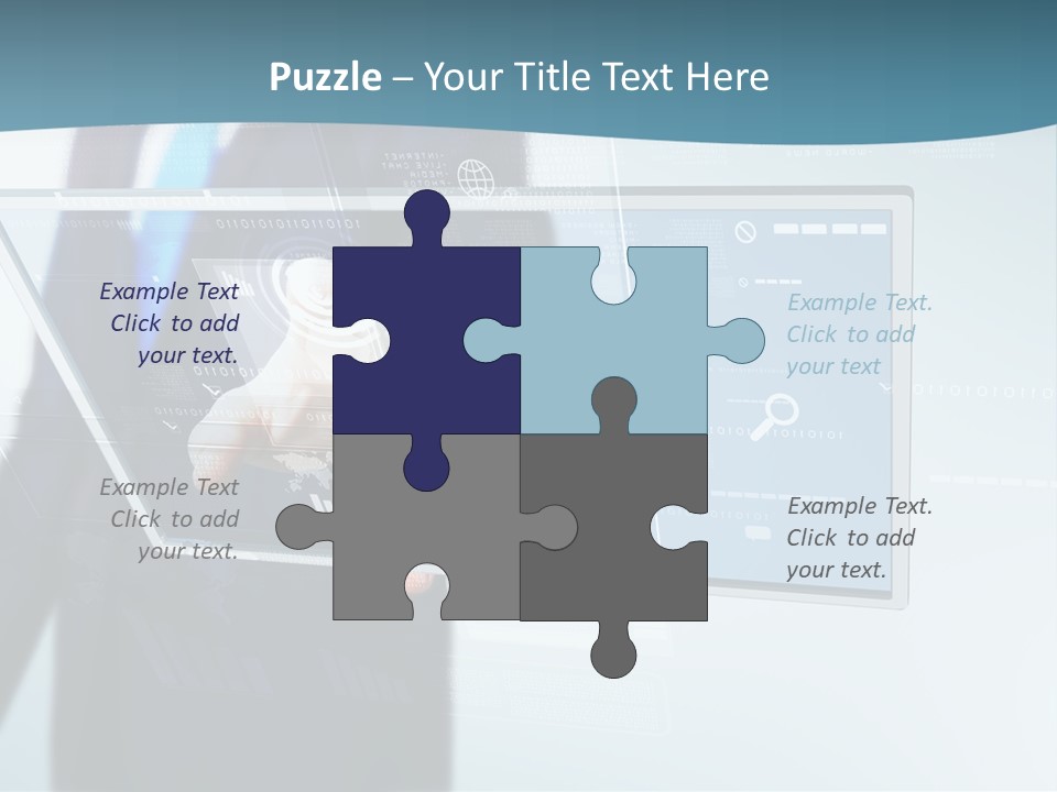 Media Graphic Connection PowerPoint Template