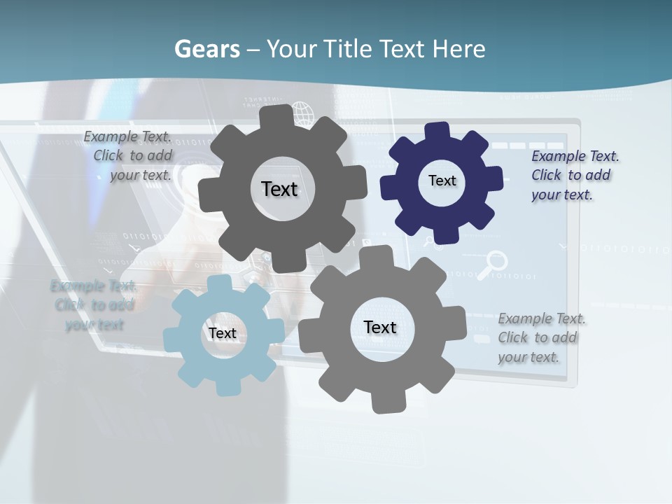 Media Graphic Connection PowerPoint Template