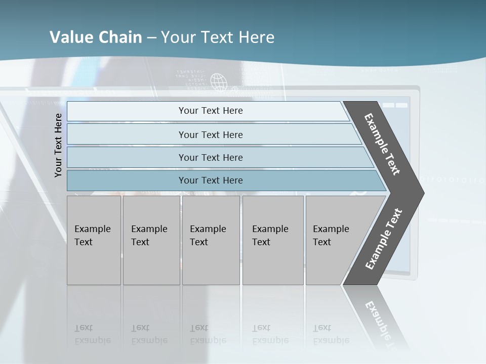 Media Graphic Connection PowerPoint Template