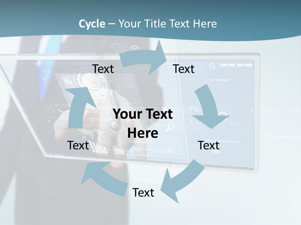 Media Graphic Connection PowerPoint Template
