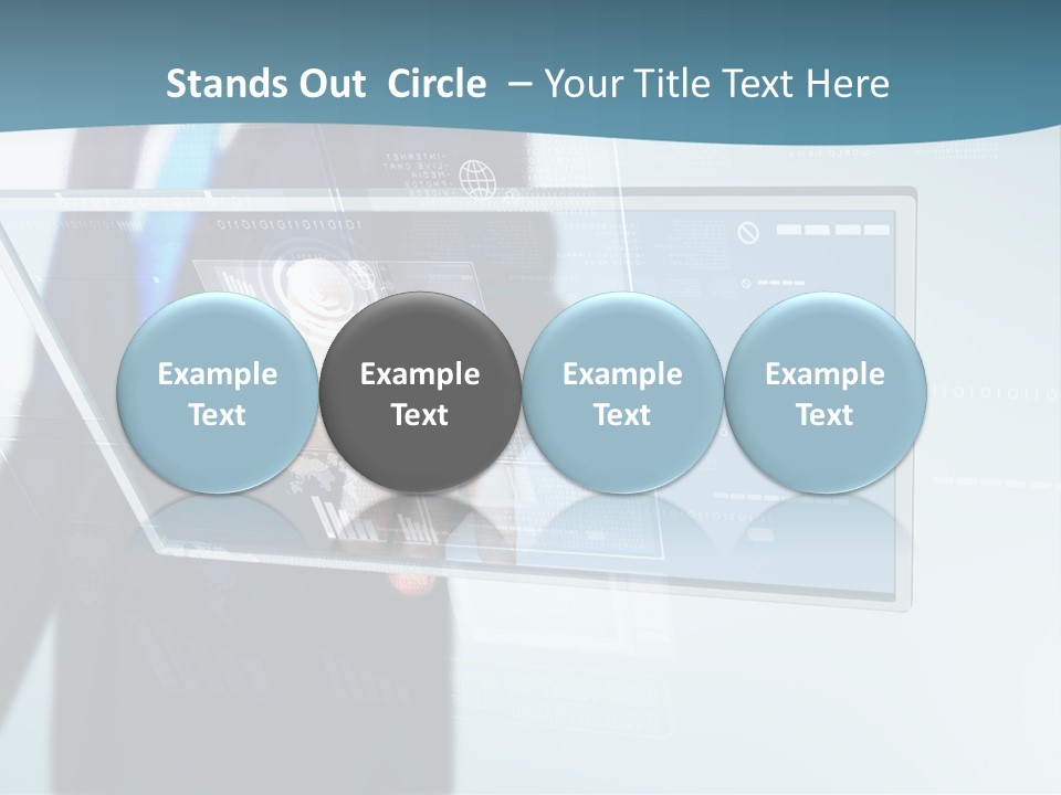 Media Graphic Connection PowerPoint Template