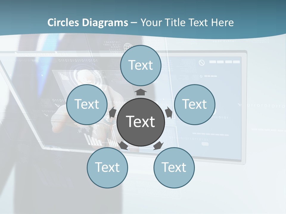 Media Graphic Connection PowerPoint Template