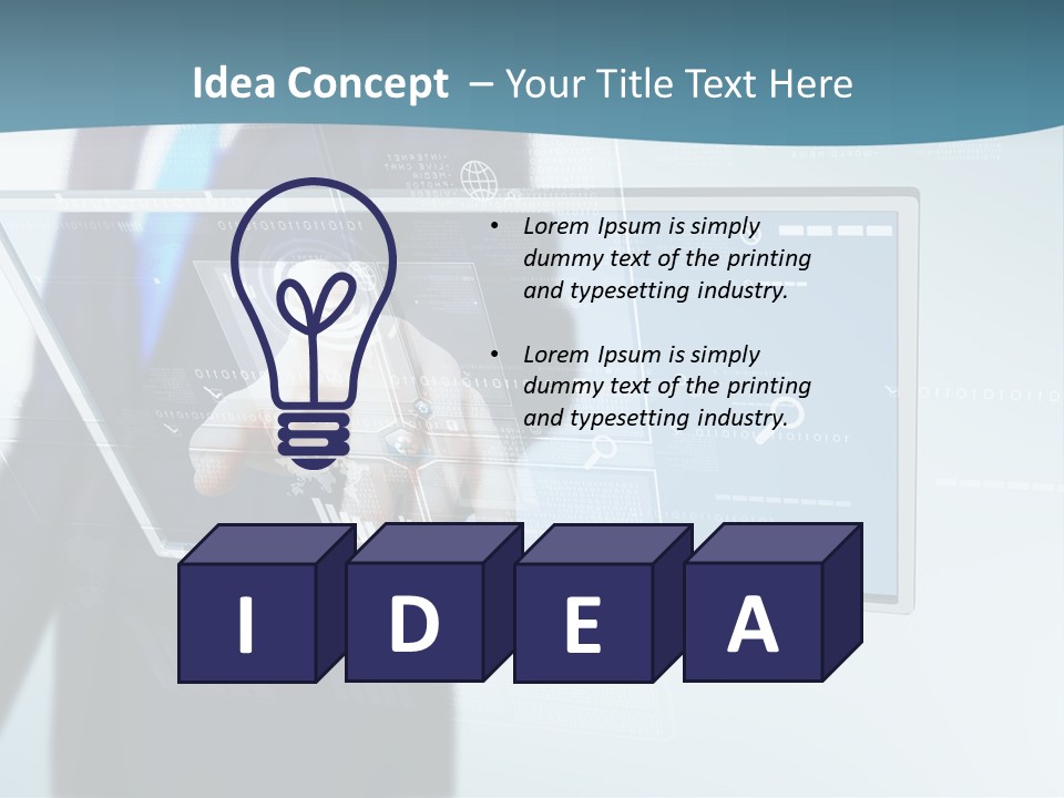 Media Graphic Connection PowerPoint Template
