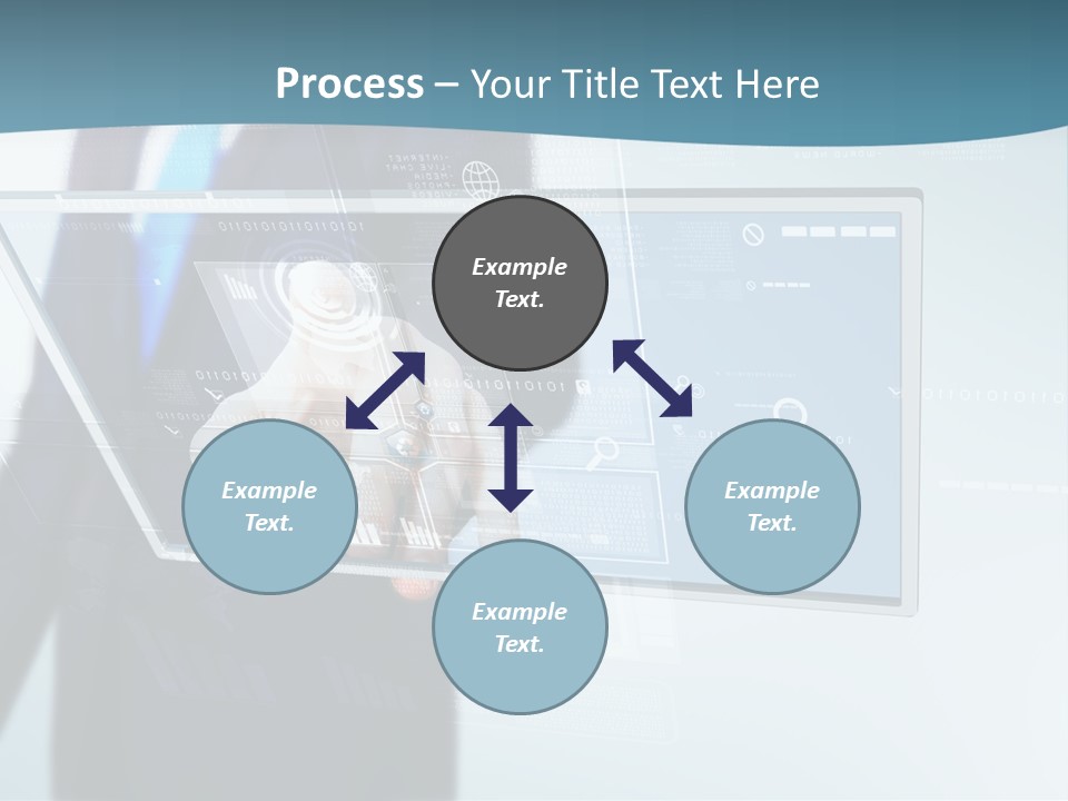 Media Graphic Connection PowerPoint Template