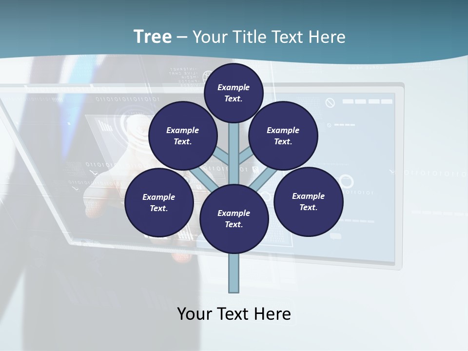 Media Graphic Connection PowerPoint Template