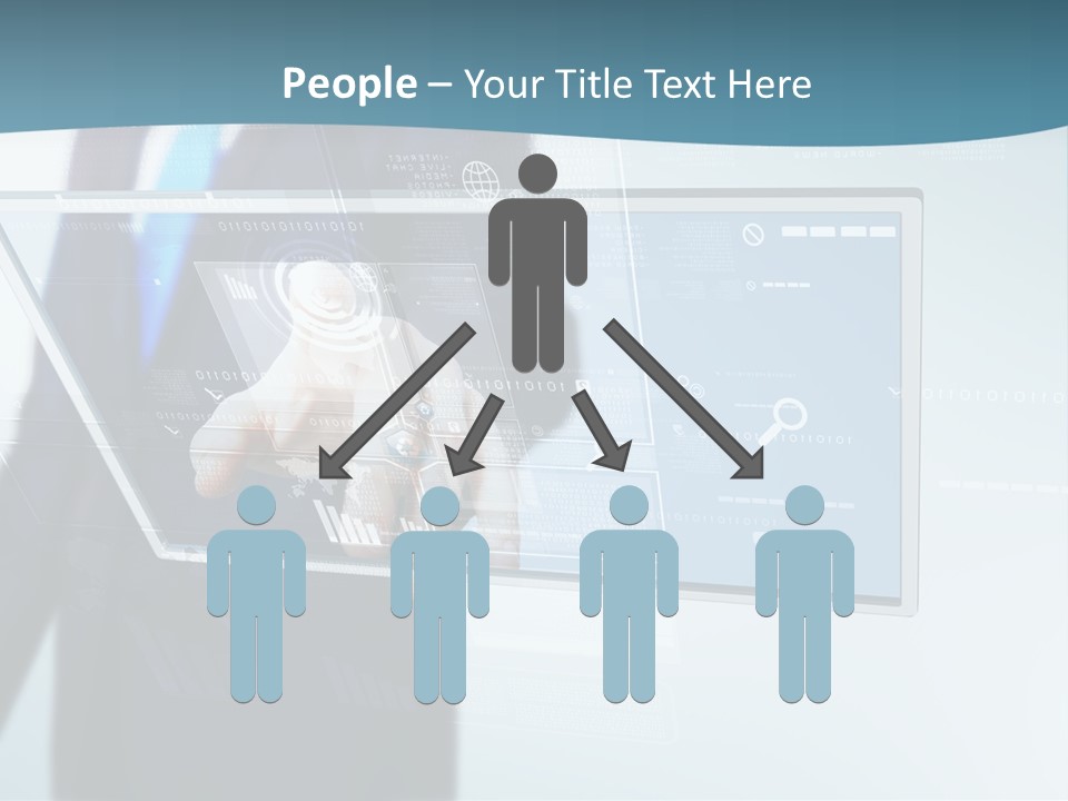 Media Graphic Connection PowerPoint Template