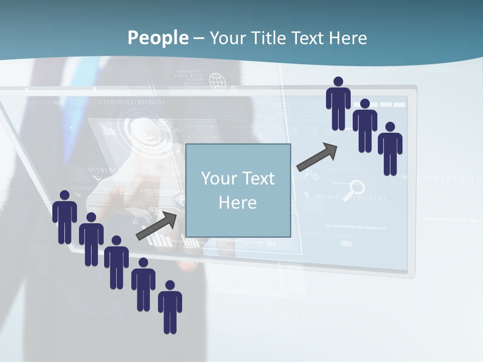 Media Graphic Connection PowerPoint Template