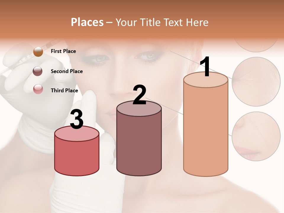 Portrait Head Sensuality PowerPoint Template