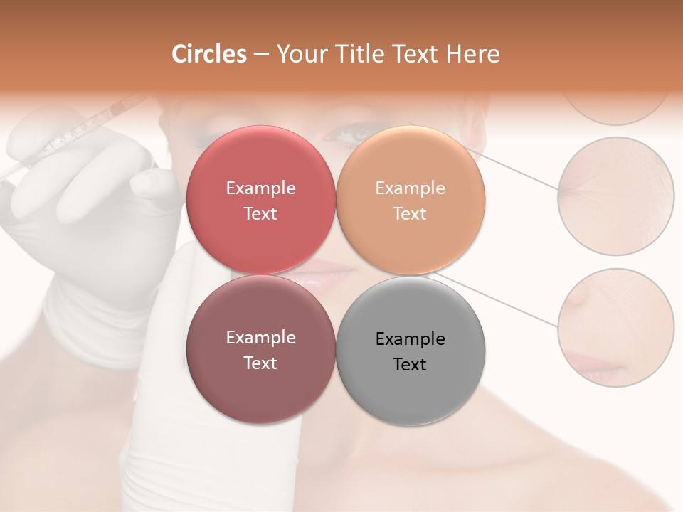 Portrait Head Sensuality PowerPoint Template