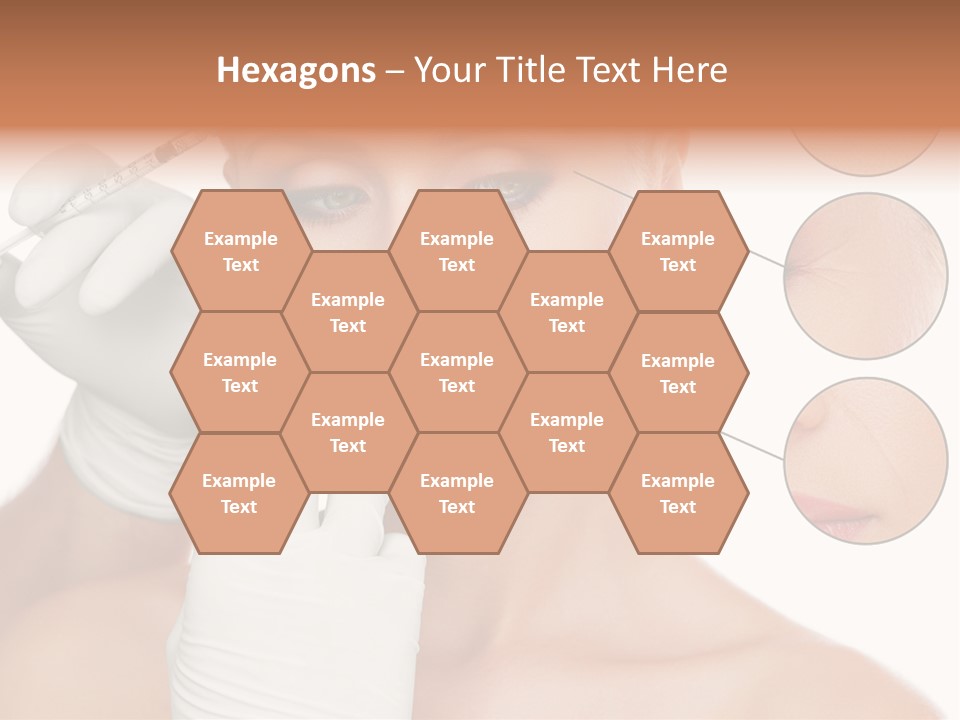 Portrait Head Sensuality PowerPoint Template