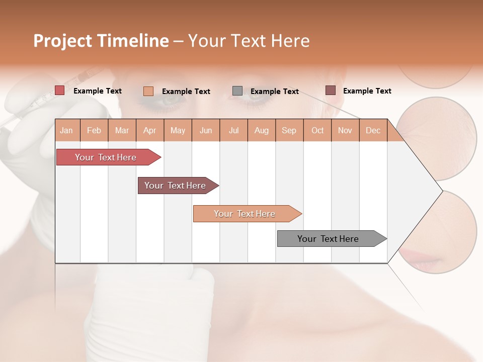 Portrait Head Sensuality PowerPoint Template