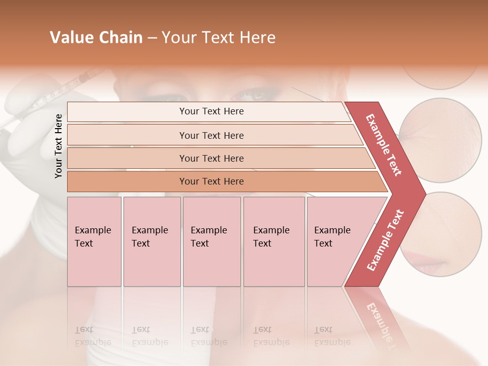 Portrait Head Sensuality PowerPoint Template
