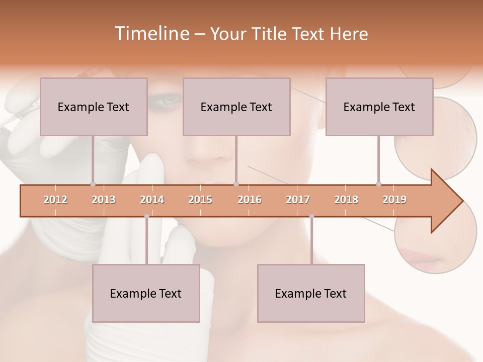 Portrait Head Sensuality PowerPoint Template