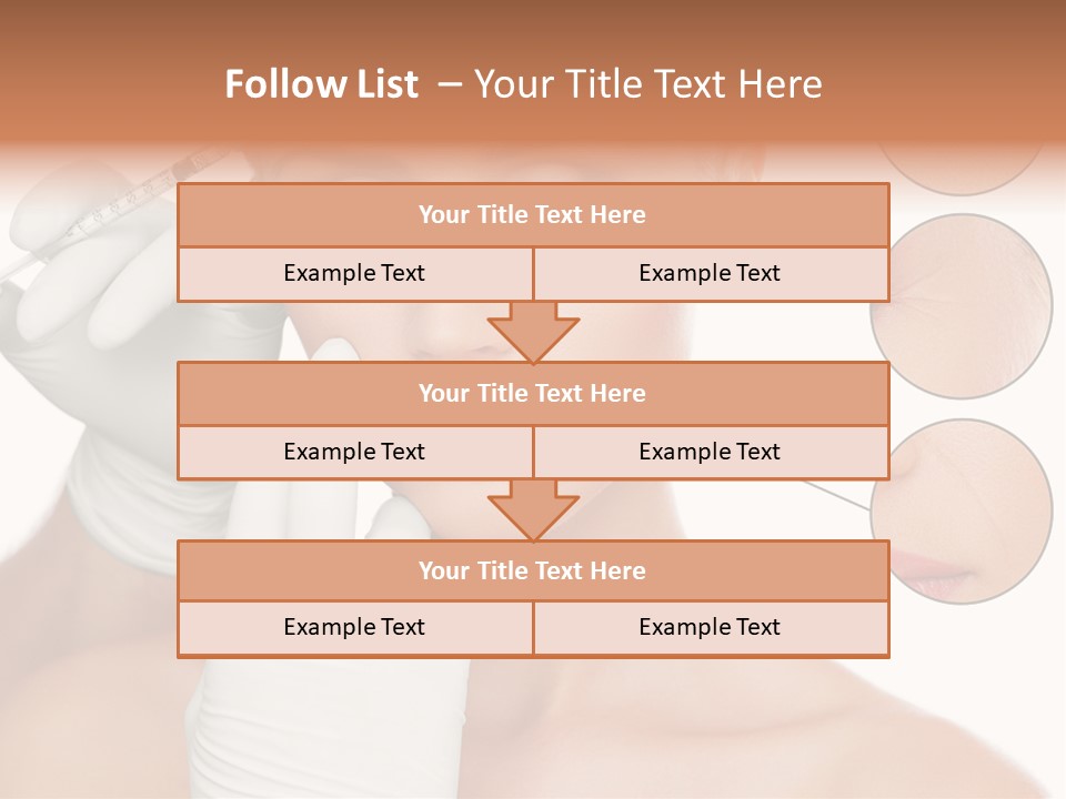 Portrait Head Sensuality PowerPoint Template