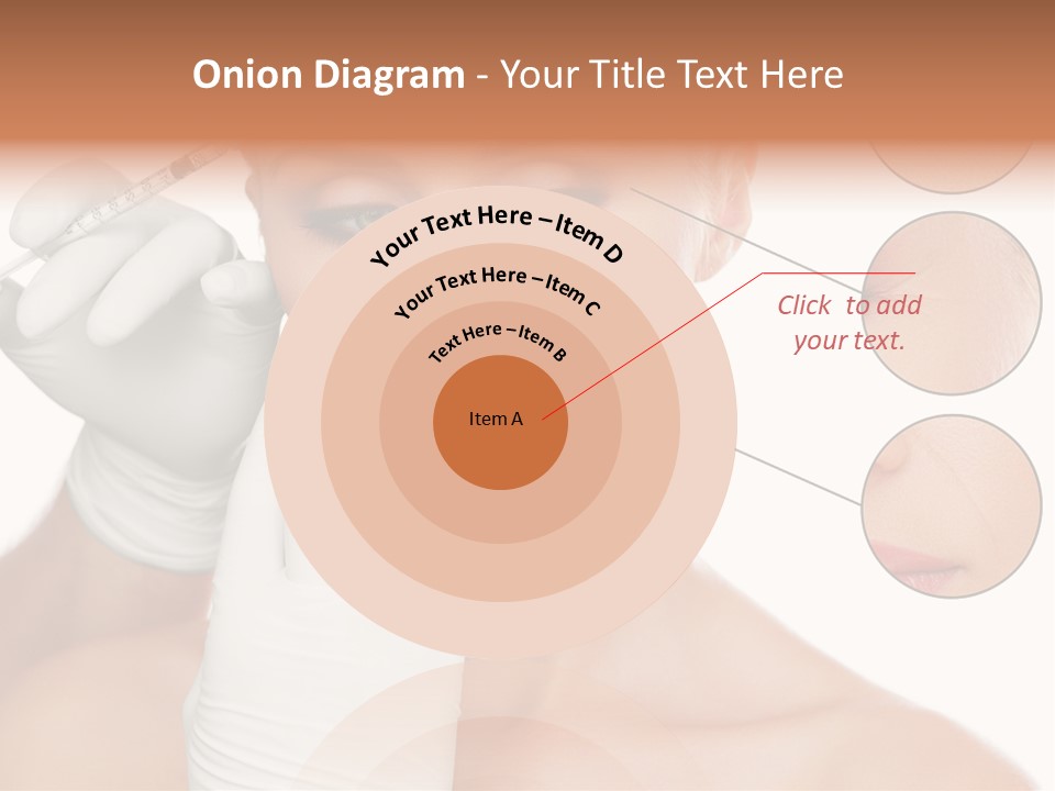 Portrait Head Sensuality PowerPoint Template