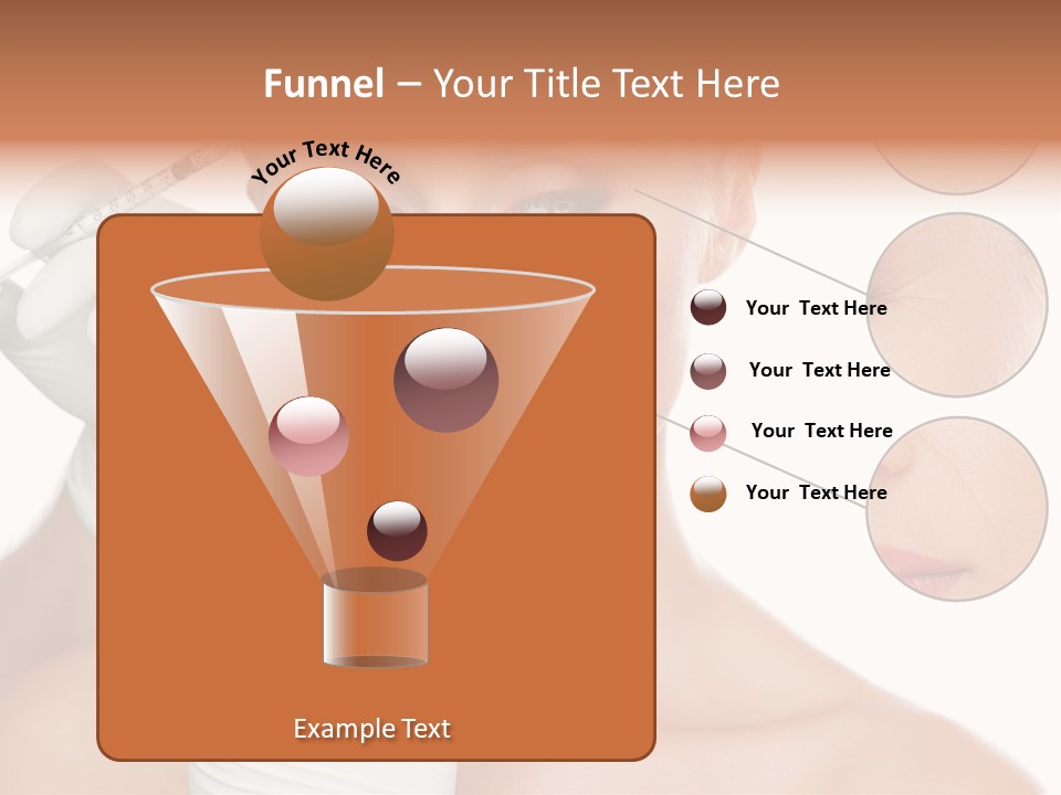 Portrait Head Sensuality PowerPoint Template