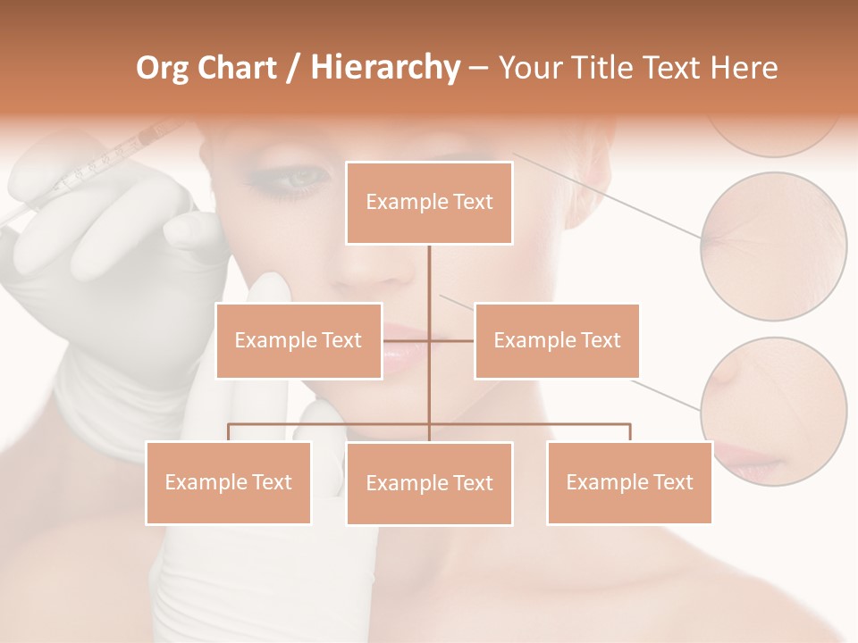 Portrait Head Sensuality PowerPoint Template