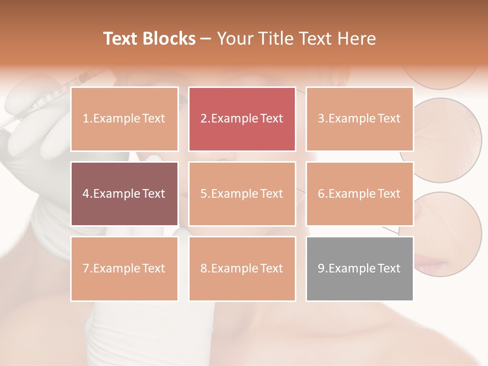 Portrait Head Sensuality PowerPoint Template