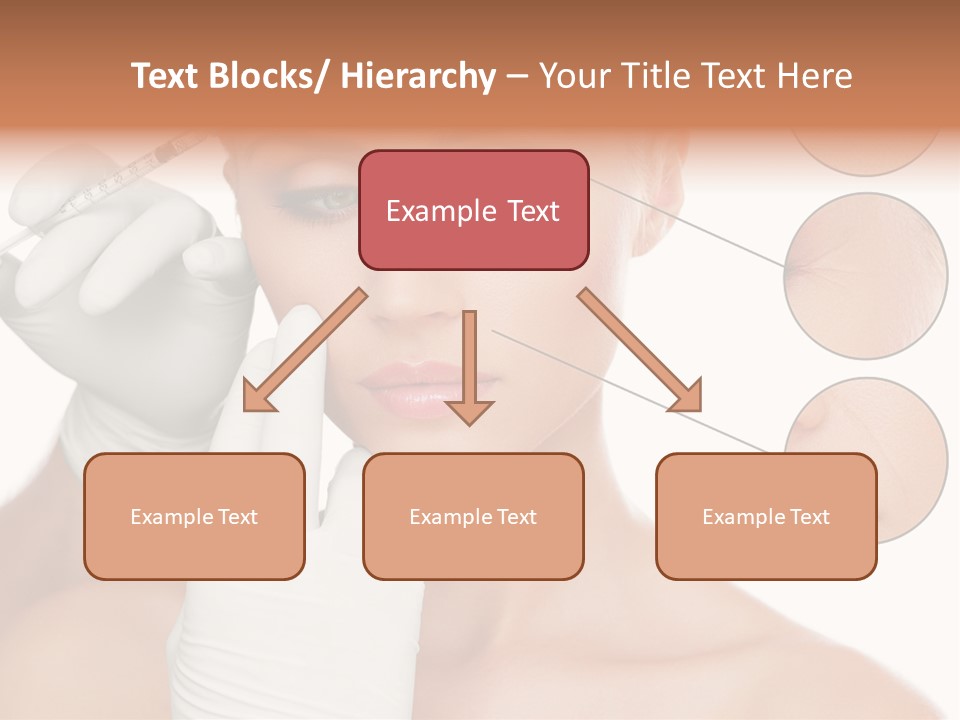 Portrait Head Sensuality PowerPoint Template