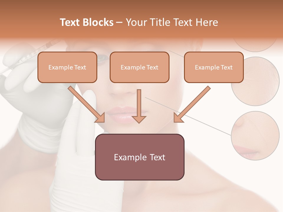 Portrait Head Sensuality PowerPoint Template