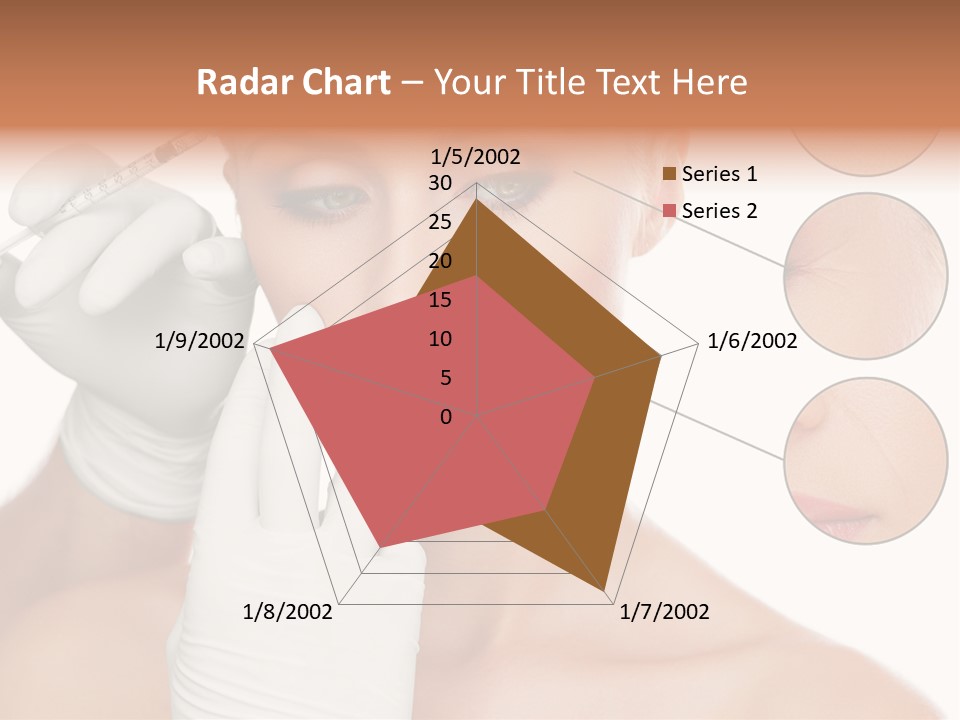 Portrait Head Sensuality PowerPoint Template