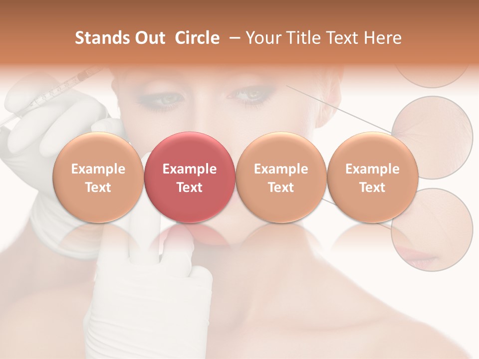 Portrait Head Sensuality PowerPoint Template