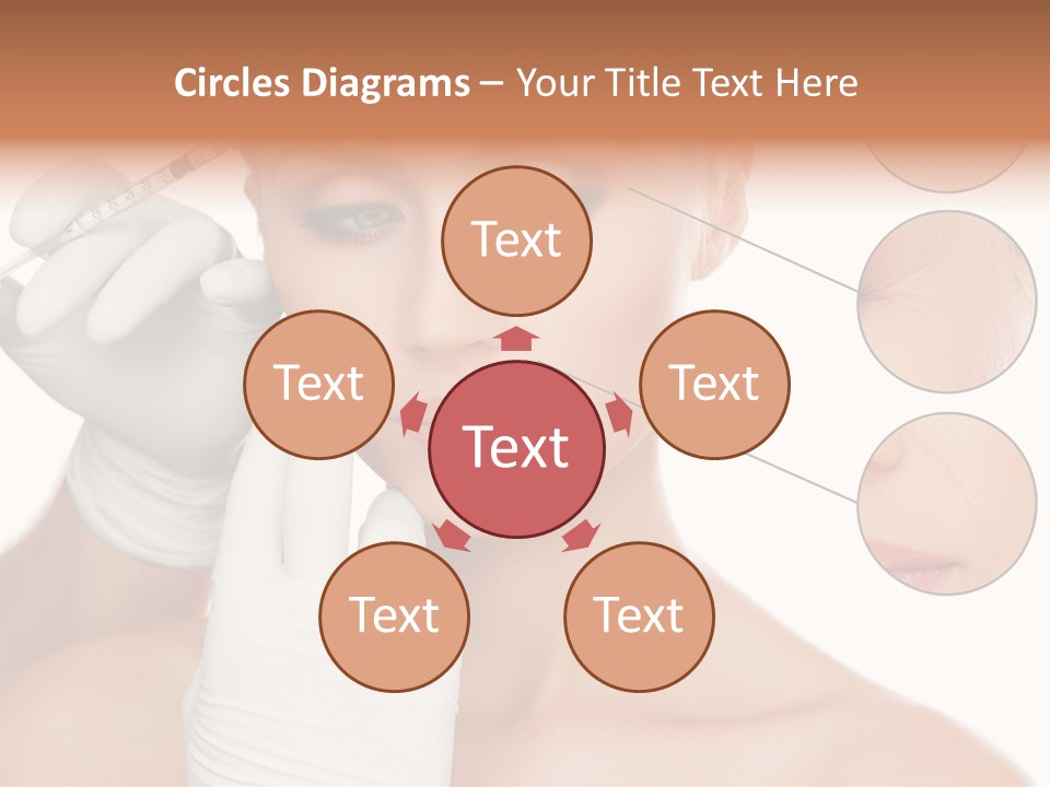 Portrait Head Sensuality PowerPoint Template