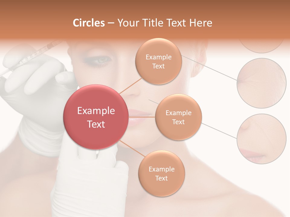 Portrait Head Sensuality PowerPoint Template