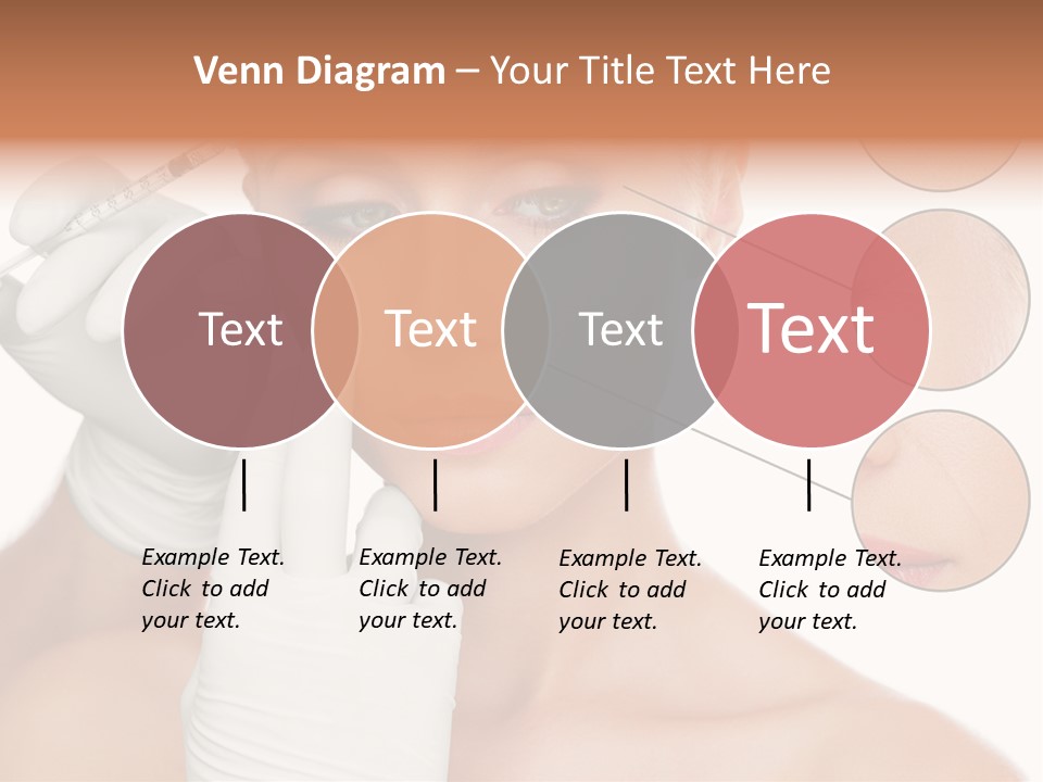 Portrait Head Sensuality PowerPoint Template