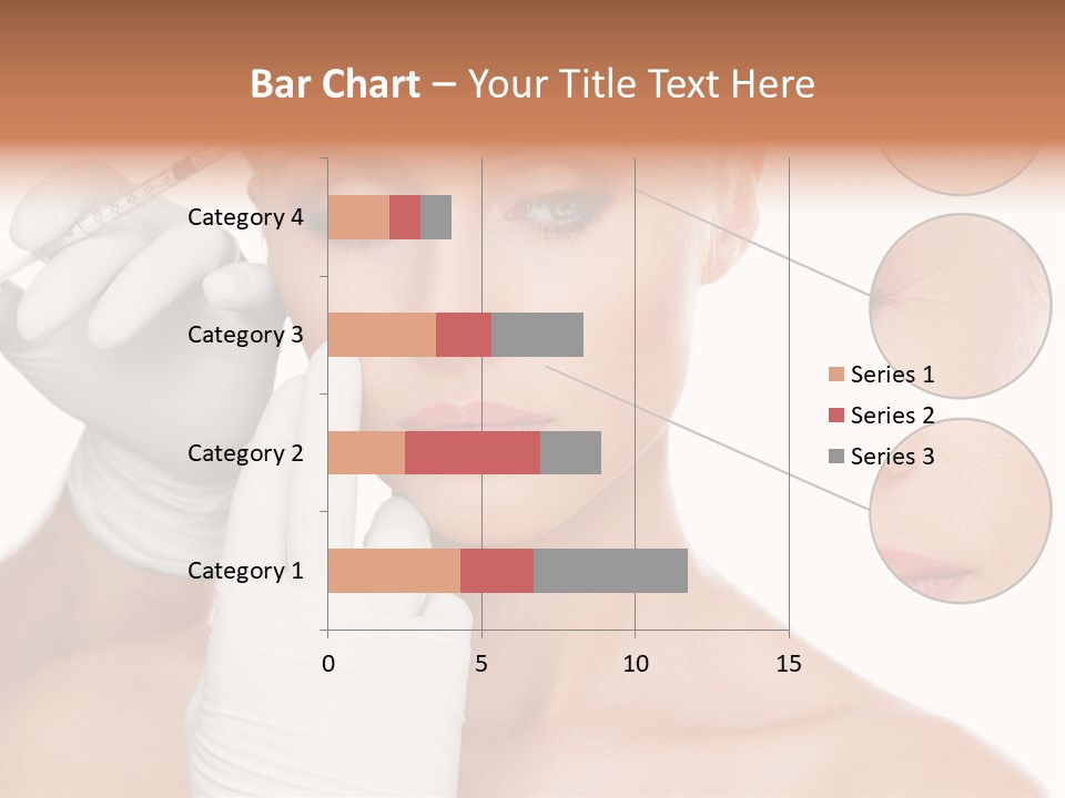 Portrait Head Sensuality PowerPoint Template